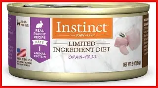 Instinct Limited Ingredient Wet Cat Food, Limited Ingredient Diet Natural Grain Free Canned Cat Food