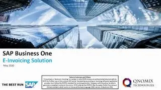 E-Invoicing Solution for SAP-B1