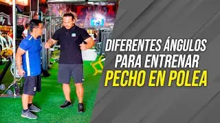 DIFERENTES &Aacute;NGULOS PARA ENTRENAR PECHO EN POLEA | Frank Serapi&oacute;n.