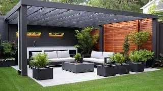 100 New Modern Patio Design Ideas 2023 Backyard Garden Landscaping ideas| House Rooftop Pergola P2
