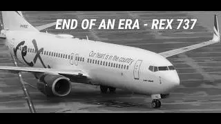 Farewell to Rex Airlines 737 |  A Tribute to the End of an Era
