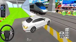 New Luxury Sedan Hyundai car VS Bullet Train Racing - 3D Driving Class 2026 - Android best Gameplays