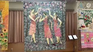 Yoshiko Kurihara exhibition at the 2023 Tokamachi Quilt Festival