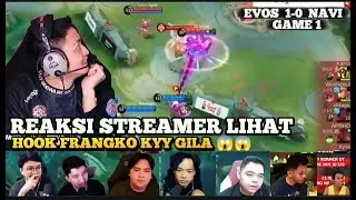 TARIKAN FRANCO KYY ON POINT!! REACTION  STREAMER EVOS VS NAVI MPL S16