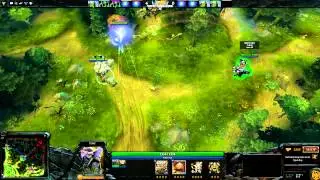Tiny, Wisp and Rubick Having Fun