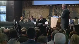 Leaders in Ohio job creation brainstorm ideas on YSU's campus