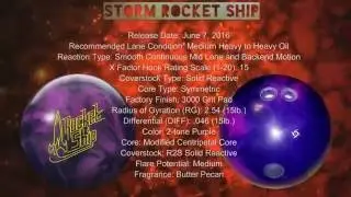 Storm Rocket Ship Bowling Ball Video - BowlerX.com