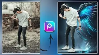 PicsArt Se Background Kaise Change Kare | Picsart Tatoo Photo Editing | PicsArt Face Smooth Editing