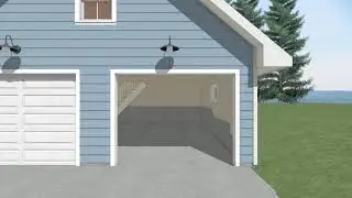 2 door garage drive up