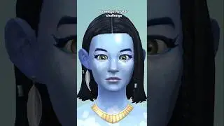 breed out Avatar challenge 💙⛰️ | the sims 4 #sims #thesims4 #sims4 #simscas #shorts #avatar