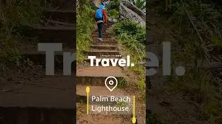 Travel Vlog ~ Palm Beach  Lighthouse Hike 🎉🎥 #hike #go3s #insta360 #actioncamera #vlog #vlogs #short