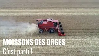 Ça commence fort ! Moisson des orges