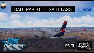 iniBuilds A350-900 | Flight Simulator 2020 | IVAO 🛬 ✈ Ruta: SBGR &rarr; SCEL 🛫 #a350  #msfs #airbus