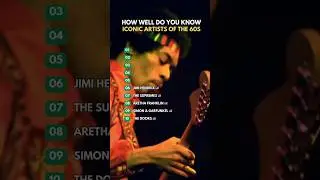 How Well Do You Know Iconic 60s Artists? Beatles, Elvis, Hendrix #shorts
