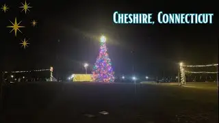Late Evening Holiday Lights Drive Through Cheshire, Connecticut | Peaceful Christmas Night Drive