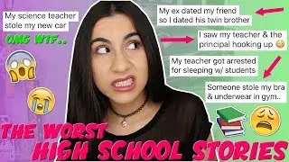 WORST Back to School Stories (High School Edition) | Just Sharon