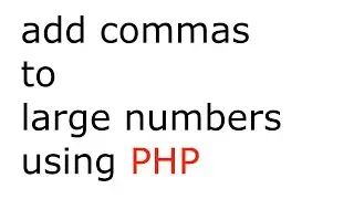 PHP function that adds commas to large numbers | strval(), is_integer(), floor(), substr_replace()