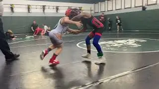 AJ (Trinity Trojans Youth) vs Dominic Naso (Padua Bruins youth) wins by tech 15-3