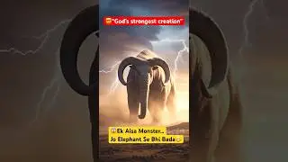 Behemoth: Desert Ka Giant Monster? 😱 Ancient Mystery Explained #shorts #facts #mysteriouscreatures
