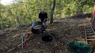 Septic Tank Riser Installation 