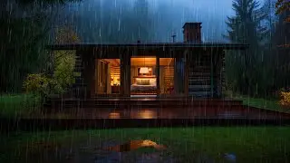 Sleep FASTER with Heavy Rain and Thunder Sounds - Block Noise & End Insomnia ASMR