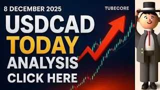 АНАЛИЗ USDCAD НА СЕГОДНЯ | Торговля на Форекс в режиме реального времени | 8 декабря 2025 г.