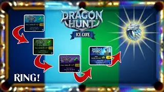 8 Ball Pool - 15 Wins  Unlock Dragon Hunt Amazing Ring 😍 Ice Cave 10M.