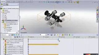SOLİDWORKS- Rotatif motor hareketi #solidworks #solidworkseğitim #3d #3ddrawing #m&uuml;hendislik