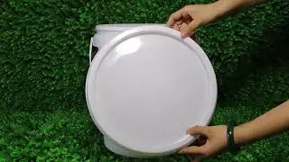 19 litre BPA Free PP Material Round Plastic buckets