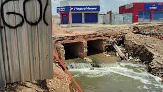 Novo acesso ao bairro Santa Inês e obras da galeria do Riacho Capivara