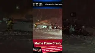 Private Jet Crashes During Takeoff in Maine Amid Snowstorm