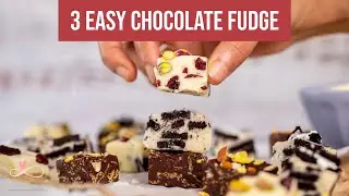 Easy Chocolate Fudge (3 ways) || Infinity Platter || 2021