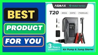 ASMAX T20 4000A Car Jump Starter 12000mAh