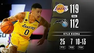 Kuz ERUPTS on Magic with 25pts! In 119-112 win/ 5 game take aways