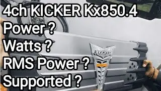 Kicker 850.4 4ch Car AMPLIFIER | CAR SOUND | UmairElectronicscom |