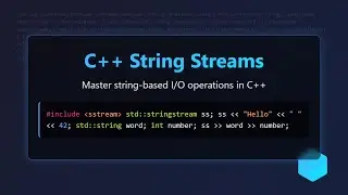 C++ String Streams: A Beginner's Guide to String I/O