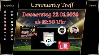 🔴 19. Spieltag 1. Bundesliga: Community-Treff das Duell AntenneBall vs. Felissimoe⁩ die Auswertung