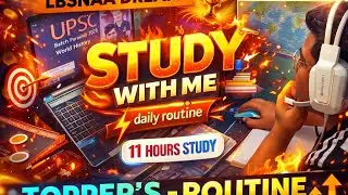 My 12-Hour UPSC Study Routine | Daily Schedule, Tips & Motivation
