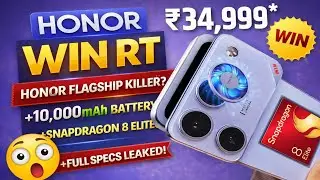 ⚡ Honor WIN RT Unboxing & First Look! 10000mAh + 185Hz OLED + Fan Cooling!