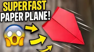 This Paper Jet Flies Like a ROCKET🚀| Easy Paper Plane That Flies OVER 100 Feet Easy Origami Tutorial