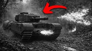 Das 'Feuerspeiende' Britische Panzerbiest Das Axis-Bunker Im Dschungel Ein&auml;scherte