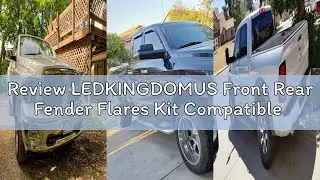 Review LEDKINGDOMUS Front Rear Fender Flares Kit Compatible for 2009-2018 Dodge Ram 1500, 2019-2024