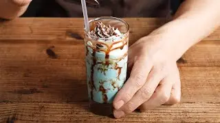 Easy chocolate mint shakes 簡単チョコミントシェイク #chocolate #チョコミント #mint #shakes #シェイク