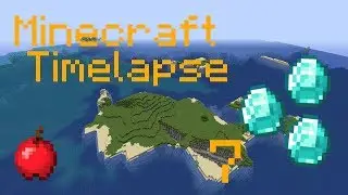More Diamonds! - Minecraft - Timelapse - Survival Island 2 - Part 7