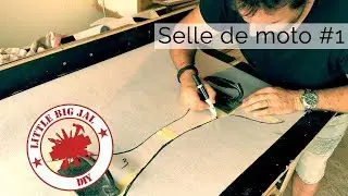 Refaire une selle de moto #1 Le patronage