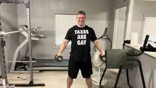 Taxes are theft, debt slavery, government is the mafia. Shoulder raise for endurance 3 x 20 10 lbs.