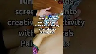 Turn your kids screen time into creative fun activity with Kidzaira's Painting kits #screenfreefun