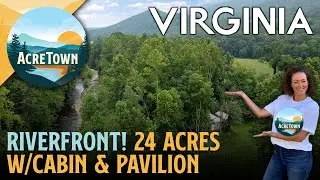 Riverfront Land w/Cabin for Sale in Virginia | 24 acres on North Fork of the Shenandoah River