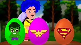 Яйцо сюрприз | Surprise eggs Superheroes | Kuku and Cucudu Детские Песни