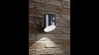 AG573 Auraglow Stainless Steel Battery Powered PIR Motion Sensor Wall Light